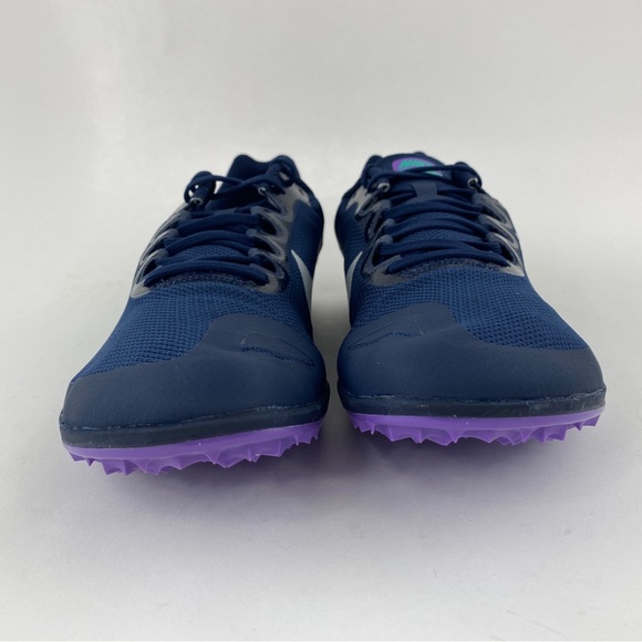 Nike Zoom Rival D 10 Obsidian Men's Track Spikes Shoes Blue Purple Tool & Bag - Picture 12 of 12
